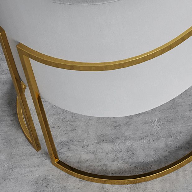 Glam Style Marble Dining Table 1/2/3/4/5 Pieces Dining Set for Home Use