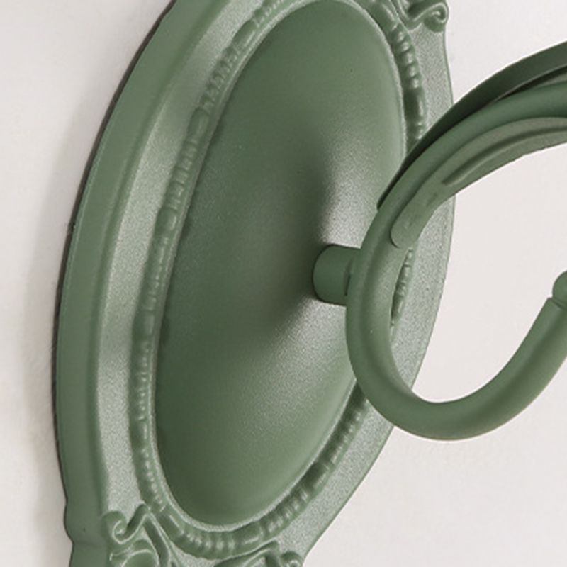 Flower Shape Glass Wall Lighting Modern Style 1 Light Wall Mounted Light in Green