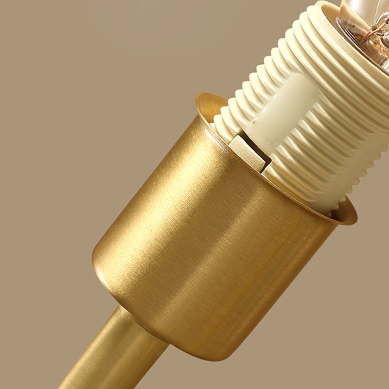 Multi-Head Chandelier Lighting Fixtures American Style Barrel Suspension Light with Fabric Shade