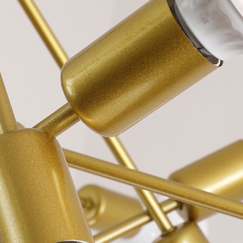 Spider Chandelier Lighting Fixtures Industrial Multi-Head Suspension Light for Living Room