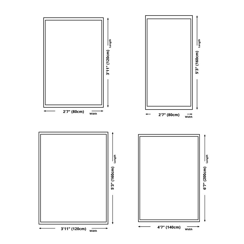 Contemporary Indoor Rug Luxury Polyester Carpet Stain Resistant Area Rug for Living Room