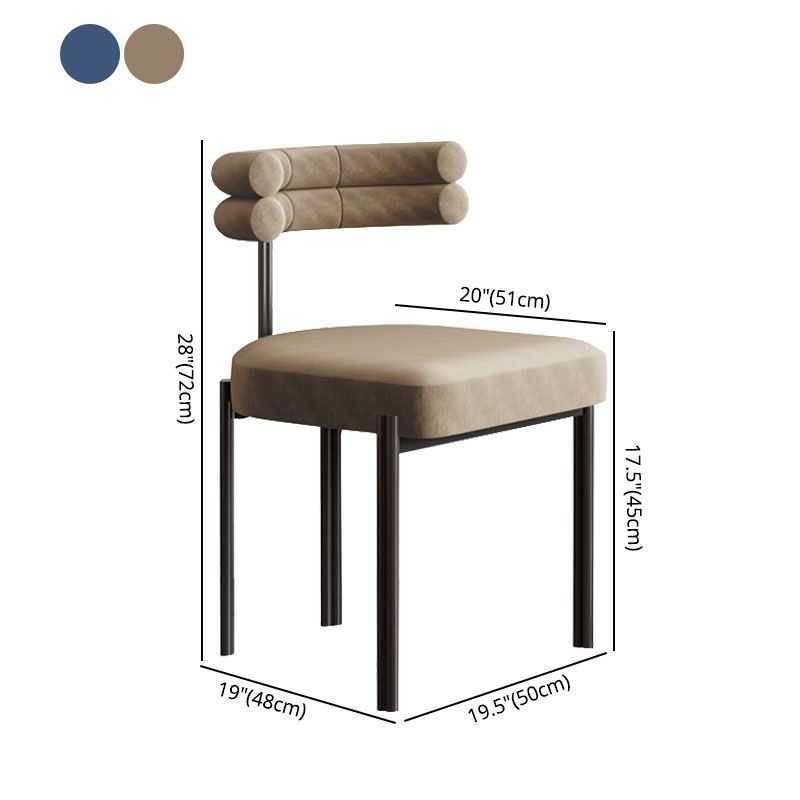 Designer stijl eetstoel stoel open rug armloze eetkamerstoel