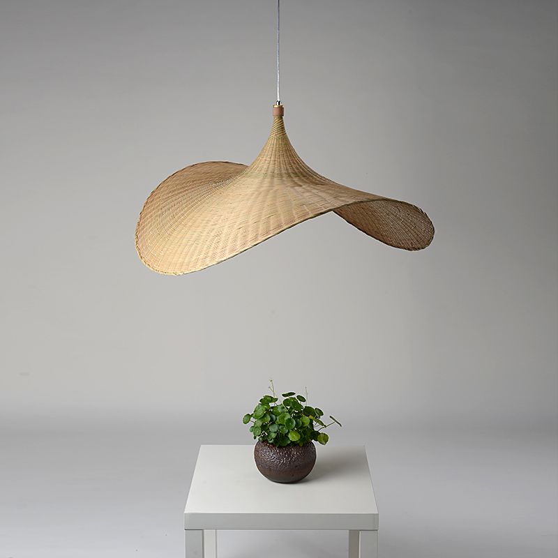 Rattan hängende Licht moderne Stil Pendent Lighting Feature für Wohnzimmer