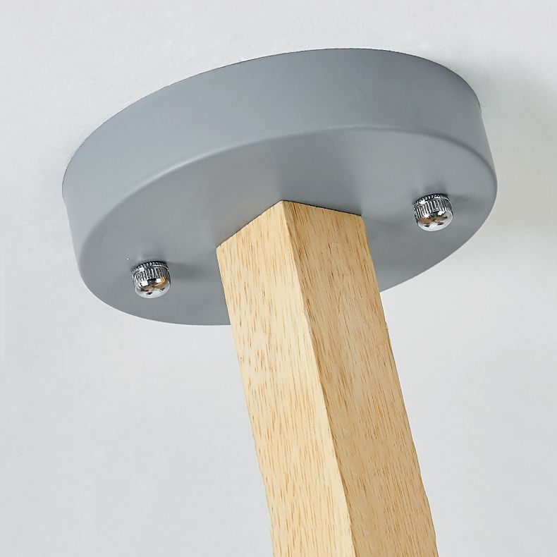Multi -Licht zylindrisch -Ast Hanging Lights Moderne Makkaronstil Metal Hanging Lighting
