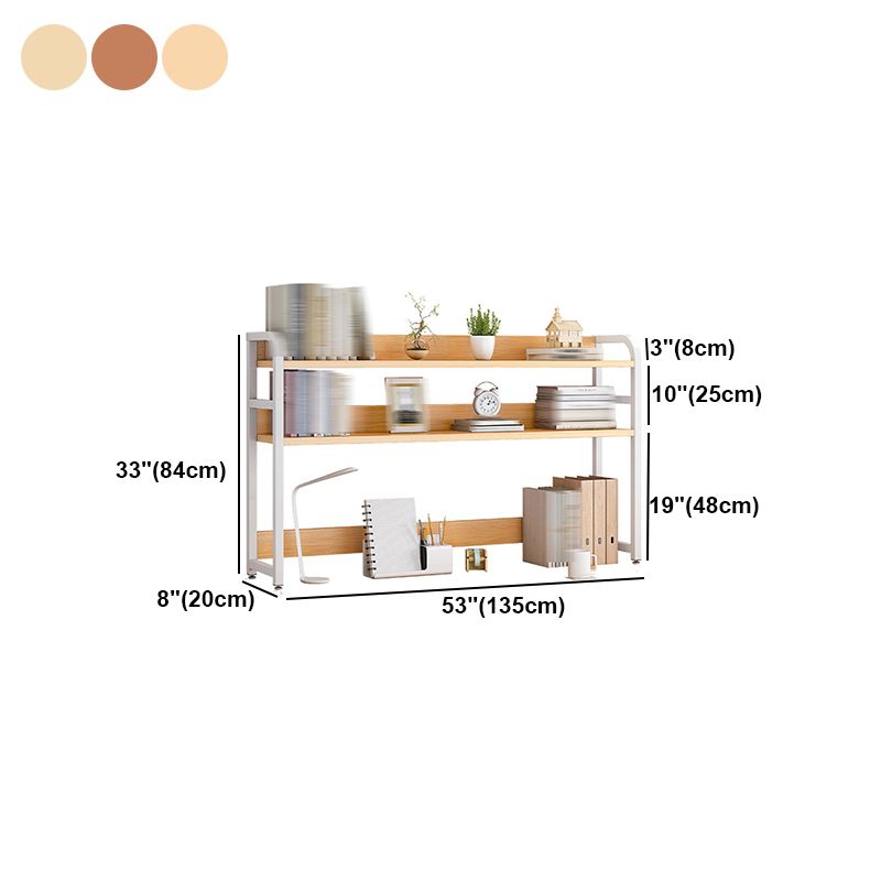 Libreria a doppia scaffalatura in stile contemporaneo aperta libreria per sala studio
