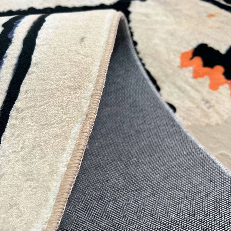 Ausgefallener Marokko-Teppich Antiquitätenmuster Polyester Fläche Teppich Anti-Rutsch-Teppich für Wohnzimmer