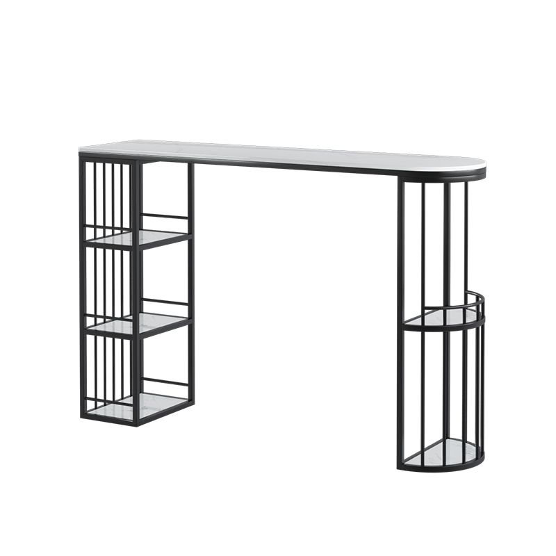 Modern Bar Table Set 1/2/3 Pcs Stone Specialty Pub Set for Living Room