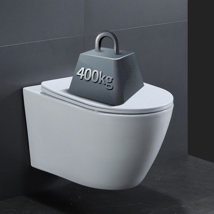 Contemporary All-In-One Flush Toilet Wall Mount Porcelain Toilet