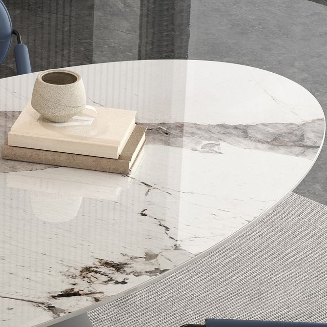Modern Style Sintered Stone Dining Table Set 1/3/4/7 Pieces Dining Set