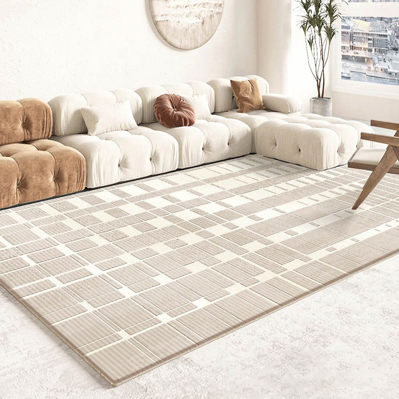 Minimalistisch grafisch patroon Tapijten Polyester binnen tapijt Tapijt Non-slip ruggebied Tapijt voor woonkamer