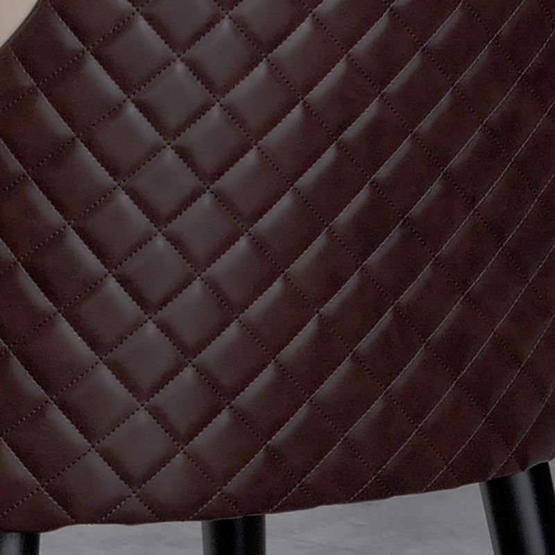 Silla de comedor con respaldo sólido y brazo de estilo contemporáneo Sillas de comedor tapizadas