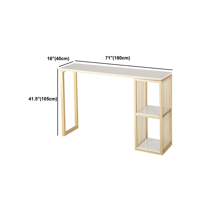 Rectangular Bar Table Set Glam 1/2/3/5 Pieces Bar Table and Stools for Dining Room