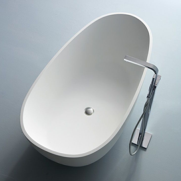 Stone Soaking Bathtub Antique Finish Freestanding Modern Bath Tub