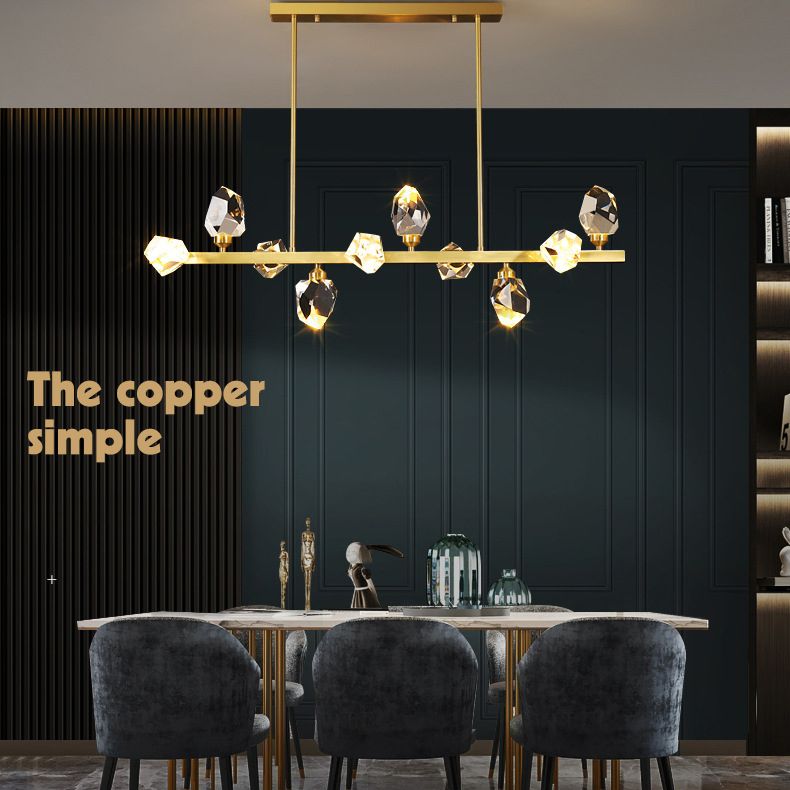 Diamond Over Island Lighting Crystal Modern Simplicity Isole Hanging Lights for Restaurant