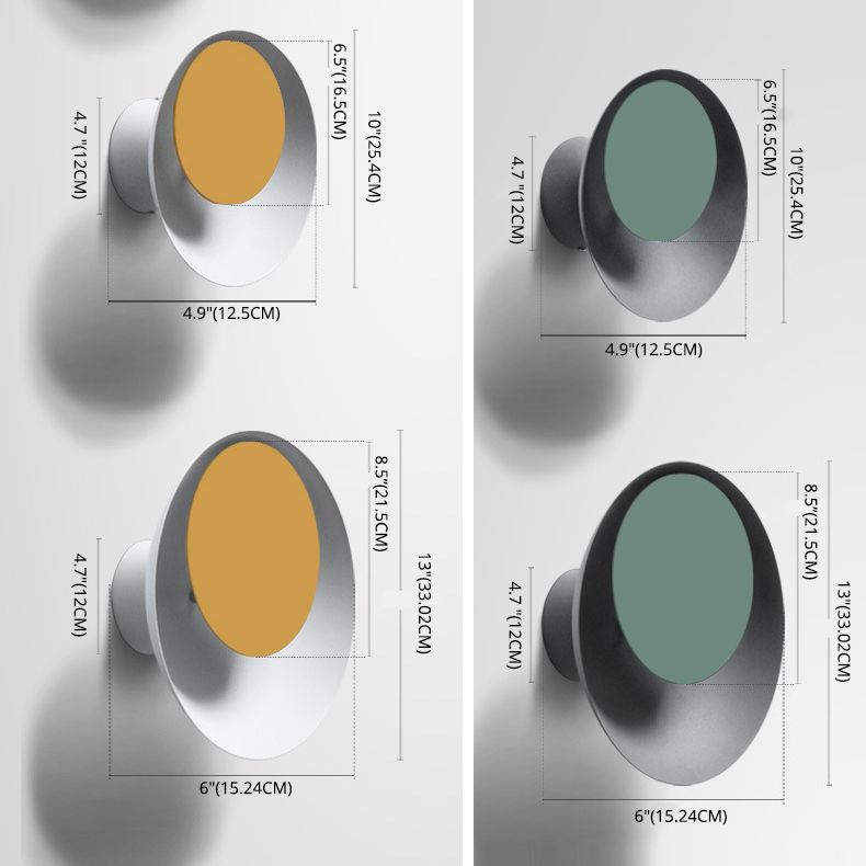 Nordic New Creative Round Single Macaron Farbwandlampe