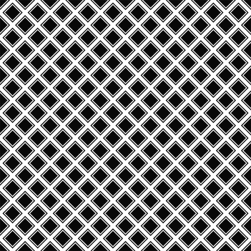 Contemporary Square Geometric Mural Wallpaper Illustration Multiple Sizes Available