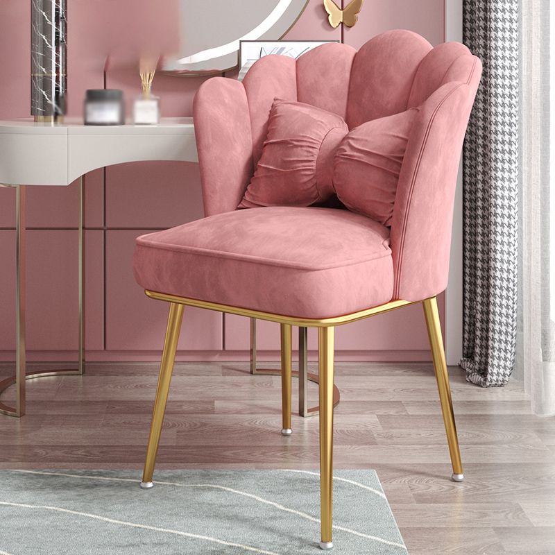 Silla de comedor tapizada de estilo escandinavo, silla individual con respaldo sólido para el hogar