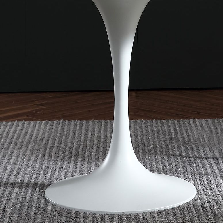 Stone Top Dining Table Modern Round Dining Table with Pedestal Base