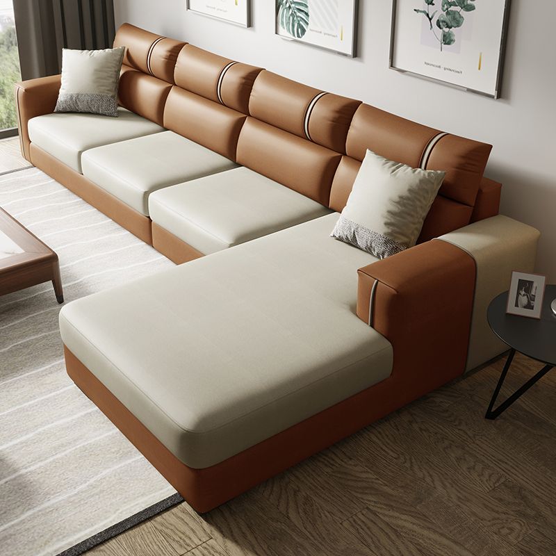 Modern Sofa&Chaise with 70.86" D x37" W x 33.46" H 1 Chaise on Right Facing