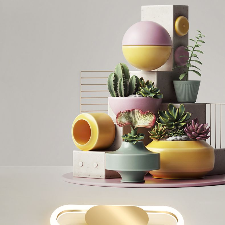 Modern Luxury Style Circular Sconce Light Fixtures Metal Wall Lighting Ideas for Bedroom