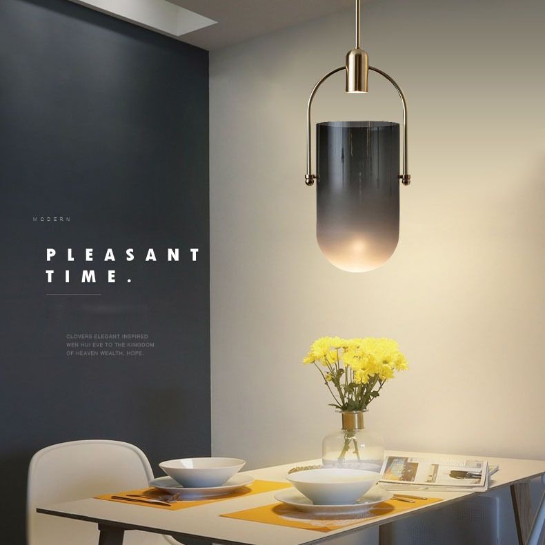 Emmervormig glas hangend licht minimalisme moderne suspensieverlichting voor bed voor bed