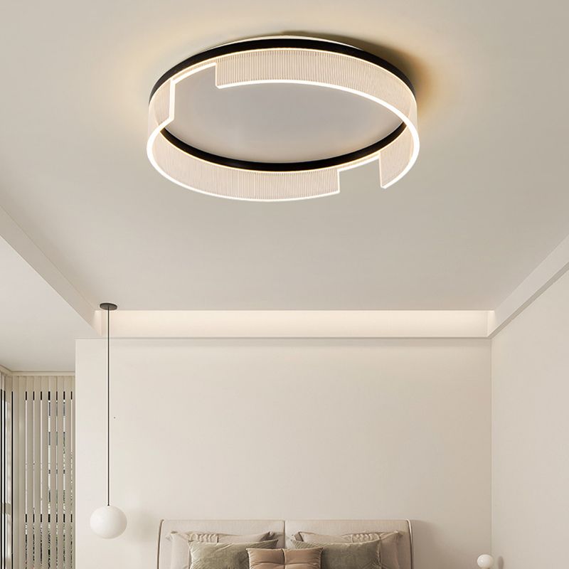 Modern Simple Ceiling Light 1-Light Ceiling Mount Light with Acrylic Shade for Bedroom
