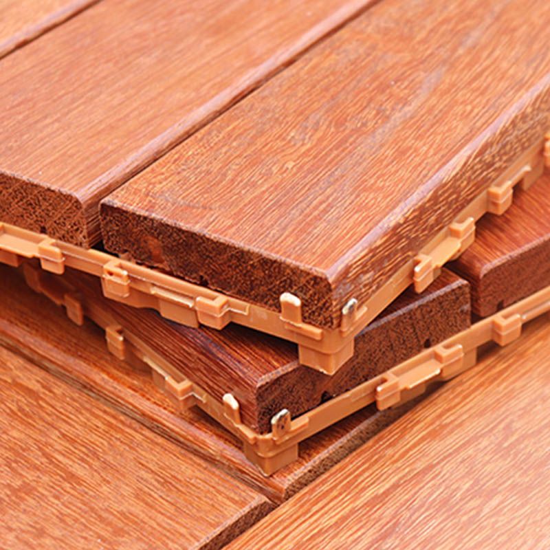 Classical Decking Tiles Natural Wood Waterproof Smooth Outdoor Flooring