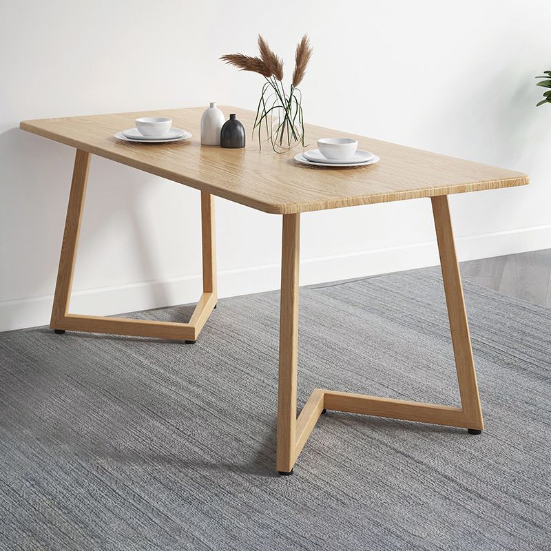 Modern Solid Wood Dining Room Set with Rectangle Table Dining Table Furniture for Home