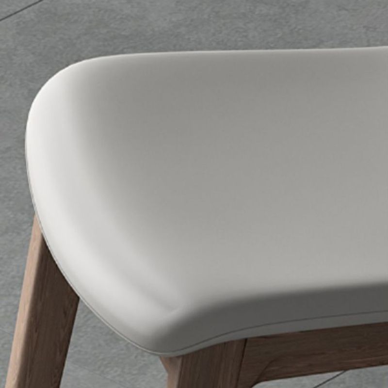 Faux Leather Modern Side Chair Parsons Chair with Upholstered