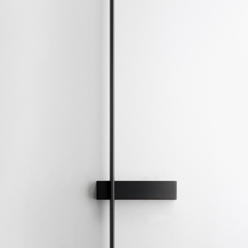 Eigentijdse stijl rechte wandverlichting armaturen metaal 1 lichte led wandmontage lamp