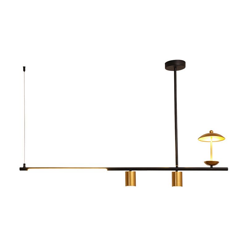 Postmoderne LED -Inselbeleuchtungsschirme -Form -Aluminiumhänge -Leuchte