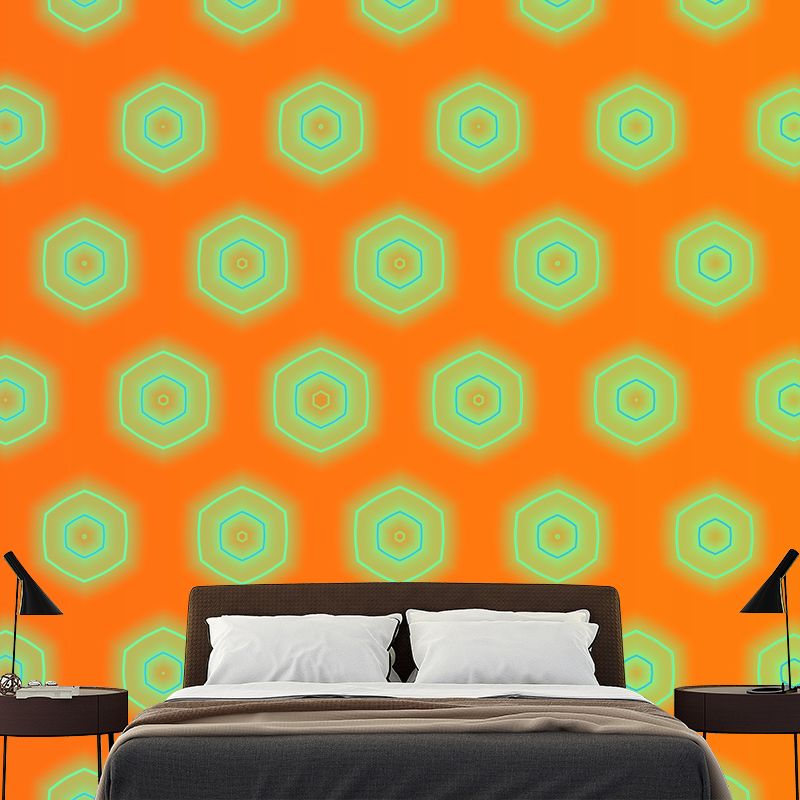 Simple Geometric Pattern Mural for Home Decor Contemporary Wall Art, Personalized Size