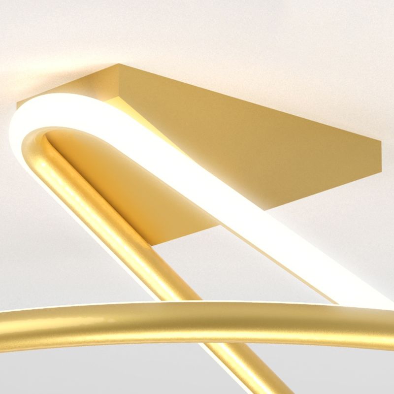 Runde Form Metall Flush Mount Deckenleuchte modern