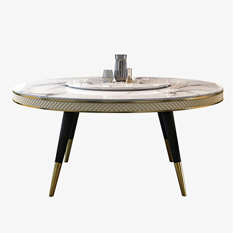 Contemporary Style Round Table Set 1/4/5/6/7/9 Pieces Dining Set for Home