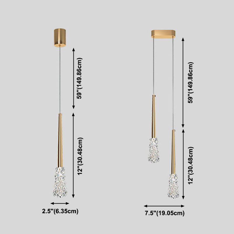 Kristall verjüngte Beleuchtung Anhänger moderne Anhänger Deckenleuchten für Schlafzimmer