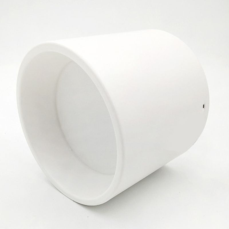 Cylinder Shape Ceiling Lamp Modern Aluminium 1 Light Flush Mount for Supermarket Mall