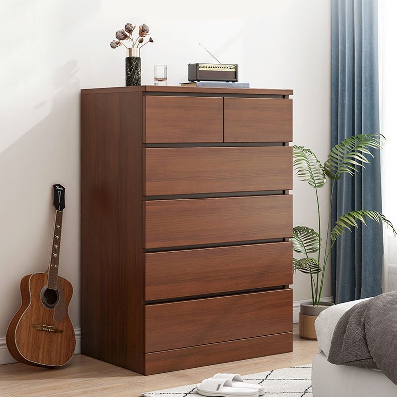 Vertical Contemporary Wood Dresser Bedroom Lingerie Chest Dresser with Drawer