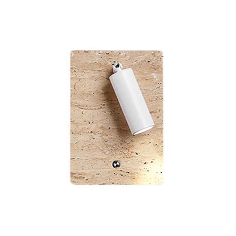 Modern Simple Stone Wall Light Geometry Shape Rotatable Wall Lamp for Living Room