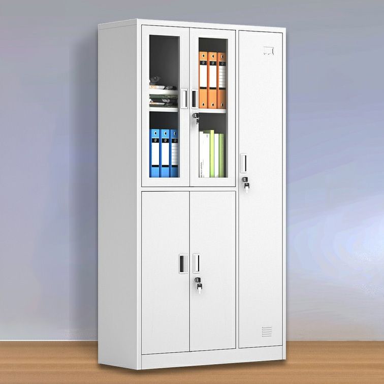 Hinged Door Storage Cabinet for Home Contemporary Metal Cabinet