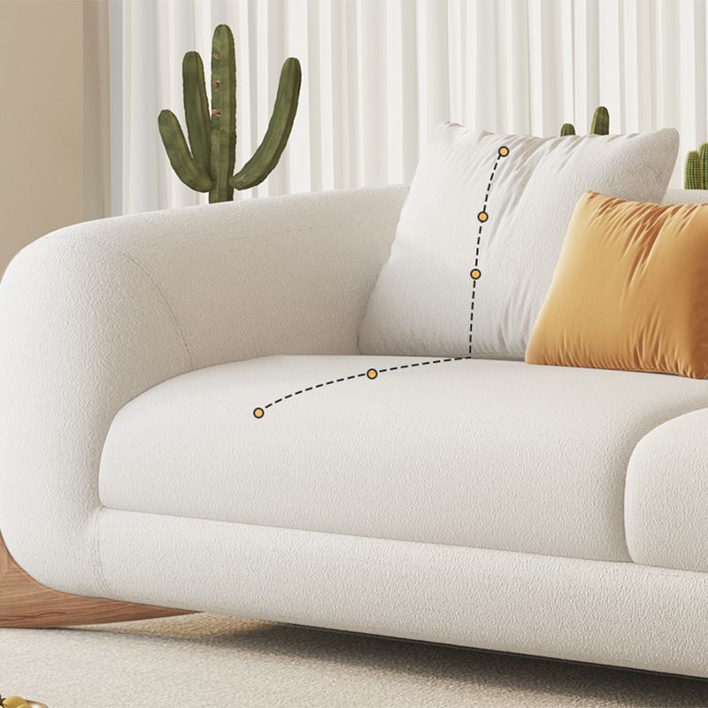 Contemporary Sofa Stationary Fabric Living Room Tuxedo Arm Seating