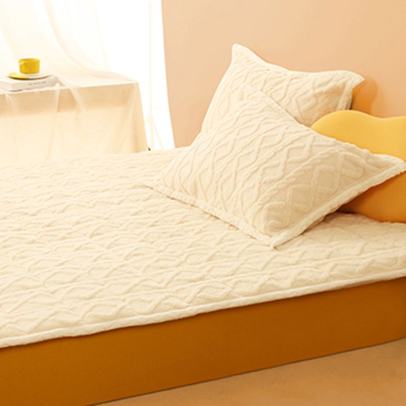 Jacquard Non-Pilling Sheet Polyester Solid Color Ultra-Soft Breathable Sheet