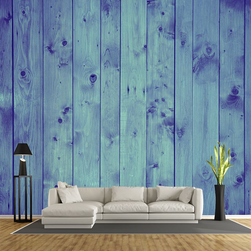 Vivid Nature Mural Wallpaper Industrial Style Wood Texture Mural for Decoration