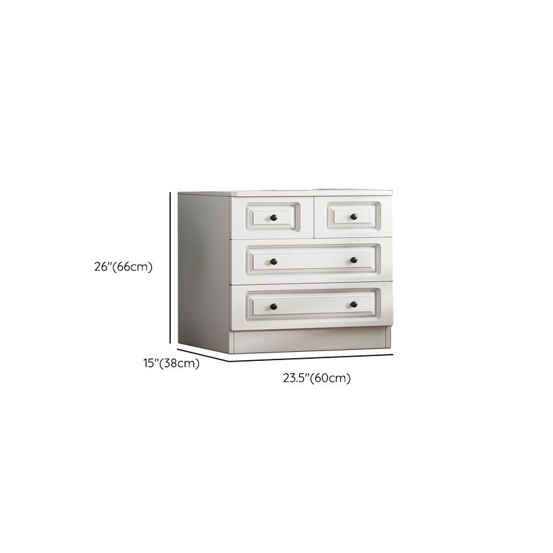 14.82-inch Width Contemporary Dresser Manufactured Wood Storage Chest