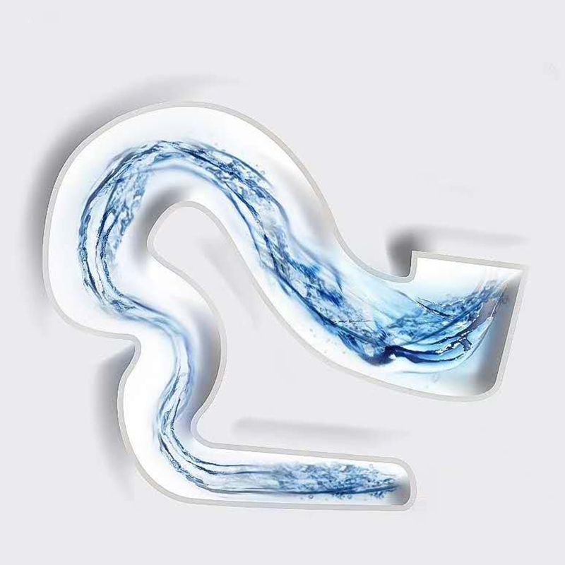 All In One Modern Urine Toilet Floor Mounted Porcelain Siphon Jet Toilet Bowl