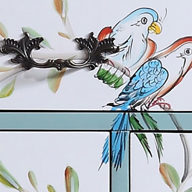 9 Drawers Chest Wooden Horizontal Traditional Dresser without Mirror