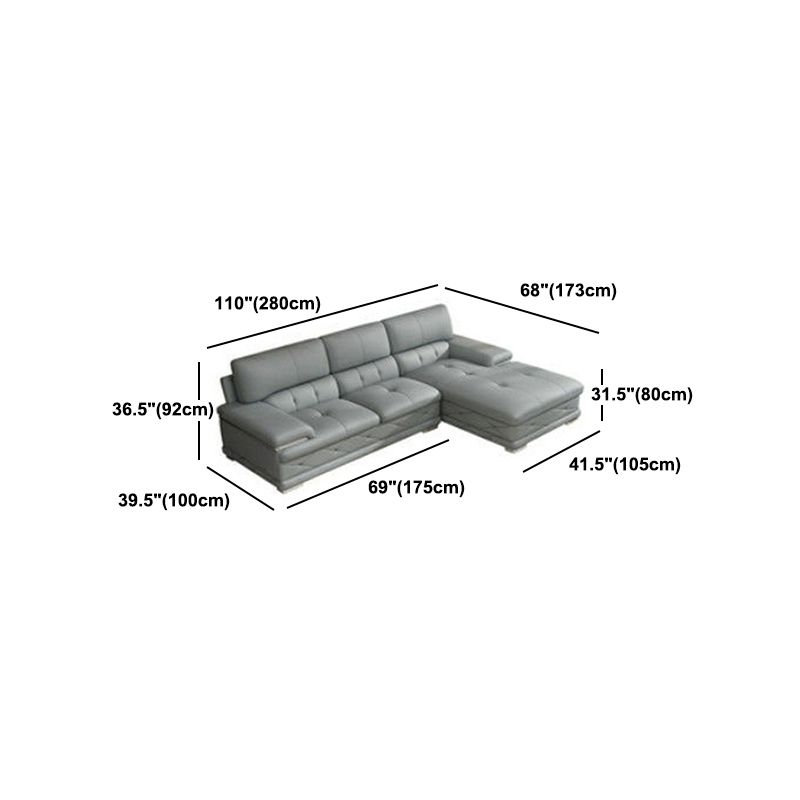 Upholstered Armrest Cushioned Back Sponge Padded Sofa Bed Grey/yellow Sofa