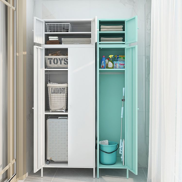 Contemporary Style Wardrobe Metal Bedroom Wardrobe Closet With Legs