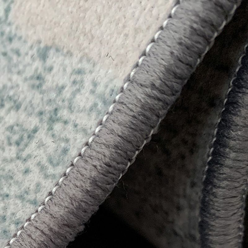 Black Modern Indoor Rug Polyester Striped Indoor Rug Non-Slip Backing Rug for Living Room