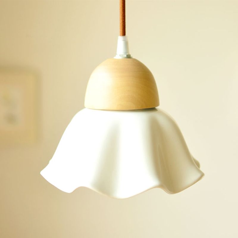 Éclairage d'éclairage en bois Kit de pendentif nordique moderne pour salle à manger