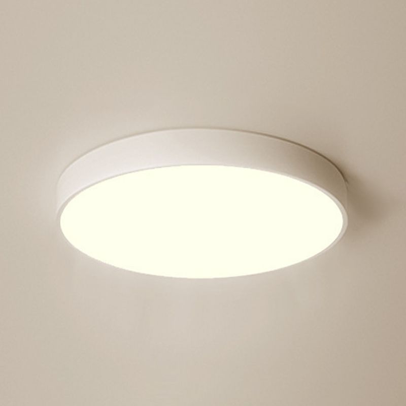 LED Flush Mount Lighting Post Modern White Ceiling Light for Foyer
